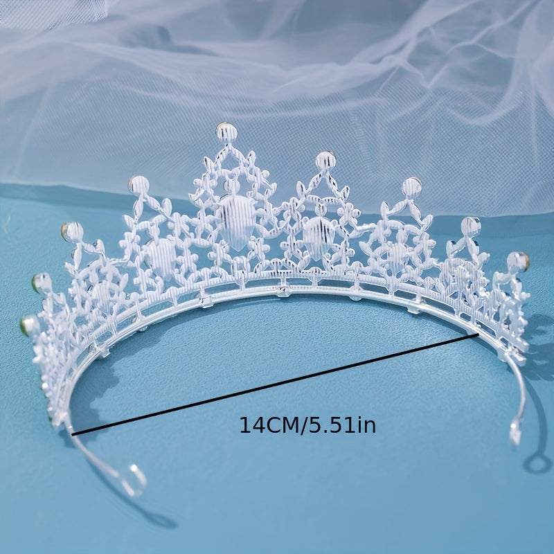Baroque Rhinestone Crown Hairband Bridal Wedding Party Favor Decorations