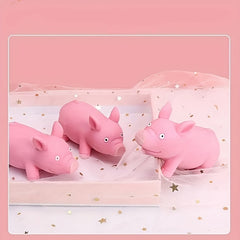Pink Piggy Decompressing Toy Bored At Home To Play Pinch Funny Toy