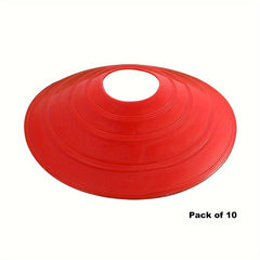 10pcs Soccer Ball Training Disc Football Training Equipment