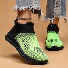 Women's Soft Knitted Running Shoes Lightweight Outdoor Sneakers