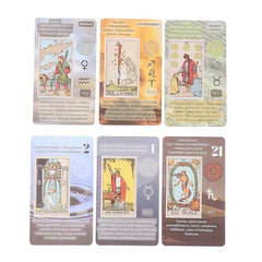 Tarot Card Game Board Game English Playing Cards QR Instructions