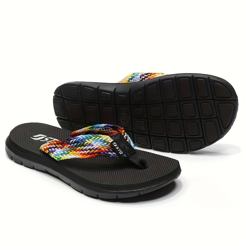 STQ Women's Memory Foam Flip Flops Comfortable Slip Resistant Sandals