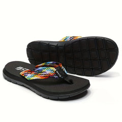 STQ Women's Memory Foam Flip Flops Comfortable Slip Resistant Sandals