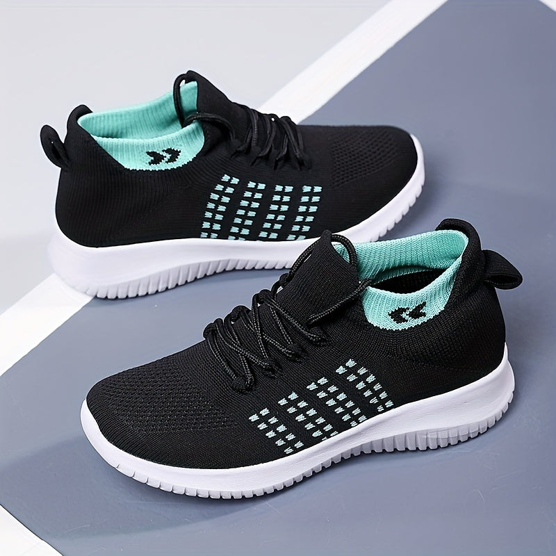 Women's Lace-up Casual Running Shoes Soft Sole Comfy Sneakers