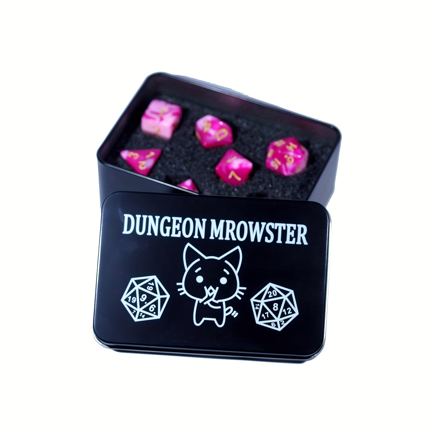 Metal Dice Box for Storing, Collecting & Gifting
