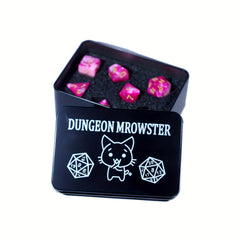 Metal Dice Box for Storing, Collecting & Gifting