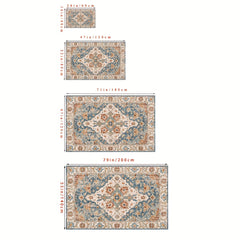 Persian Boho European Style Area Rug Living Room Cashmere Carpet
