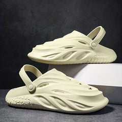 Women's Platform Clogs Hollow Out Closed Toe Non Slip Sandals