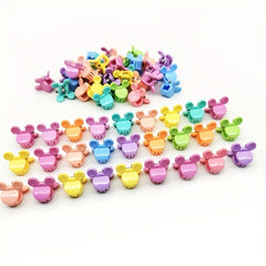 Random Cartoon Mouse Hair Clips Mini Claw Hair Accessories For Girls