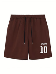 Men's Active Workout Shorts Stretch Drawstring Sports Shorts