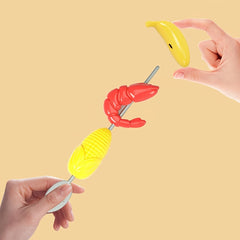 Kids BBQ Grills & Skewers Kitchen Cooking Toy Set