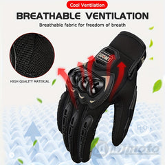 Summer Mesh Motorcycle Gloves Men Breathable Motocross Motorbike Moto Racing Glo