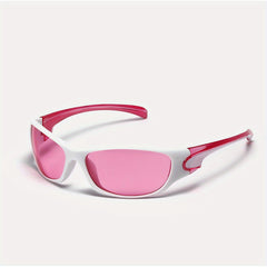 Y2K Wrap Around Sunglasses Cyberpunk Block Glasses UV400