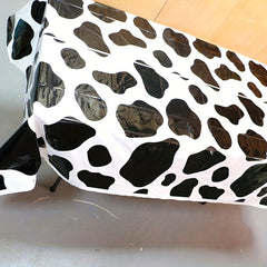 Cow Print Tablecloth for Animal Themed Parties - Farm Birthday Party Supplies