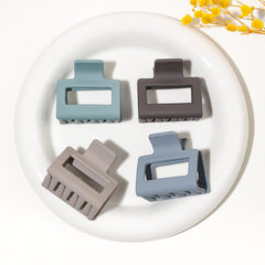 4pcs Matte Clear Hair Claw Clips Non Slip Strong Grip Hair Jaw Clip