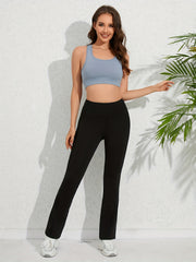 Bootcut Yoga Trousers Fitness Running Pants