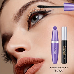 Fiber Mascara Set Waterproof Long Lasting Makeup