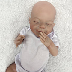 50 Cm Full Body Vinyl Reborn Dolls Realistic Smile Baby Dolls For Gift