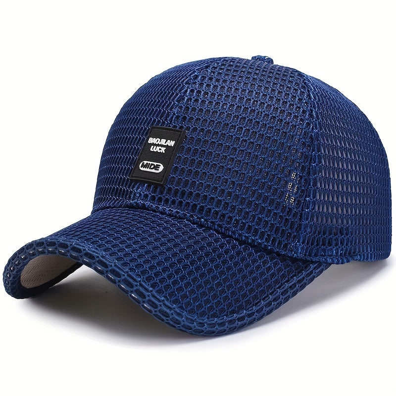 Summer Mesh Trucker Cap Curved Visor Dad Hat Sun Cap