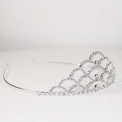 Rhinestone Headband Queen Crown Tiara Head Jewelry Bridal Wedding Hair Accessori