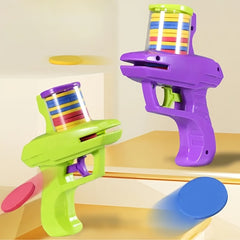 Foam Flying Saucer Launcher Toy Handheld for Indoor & Outdoor Games