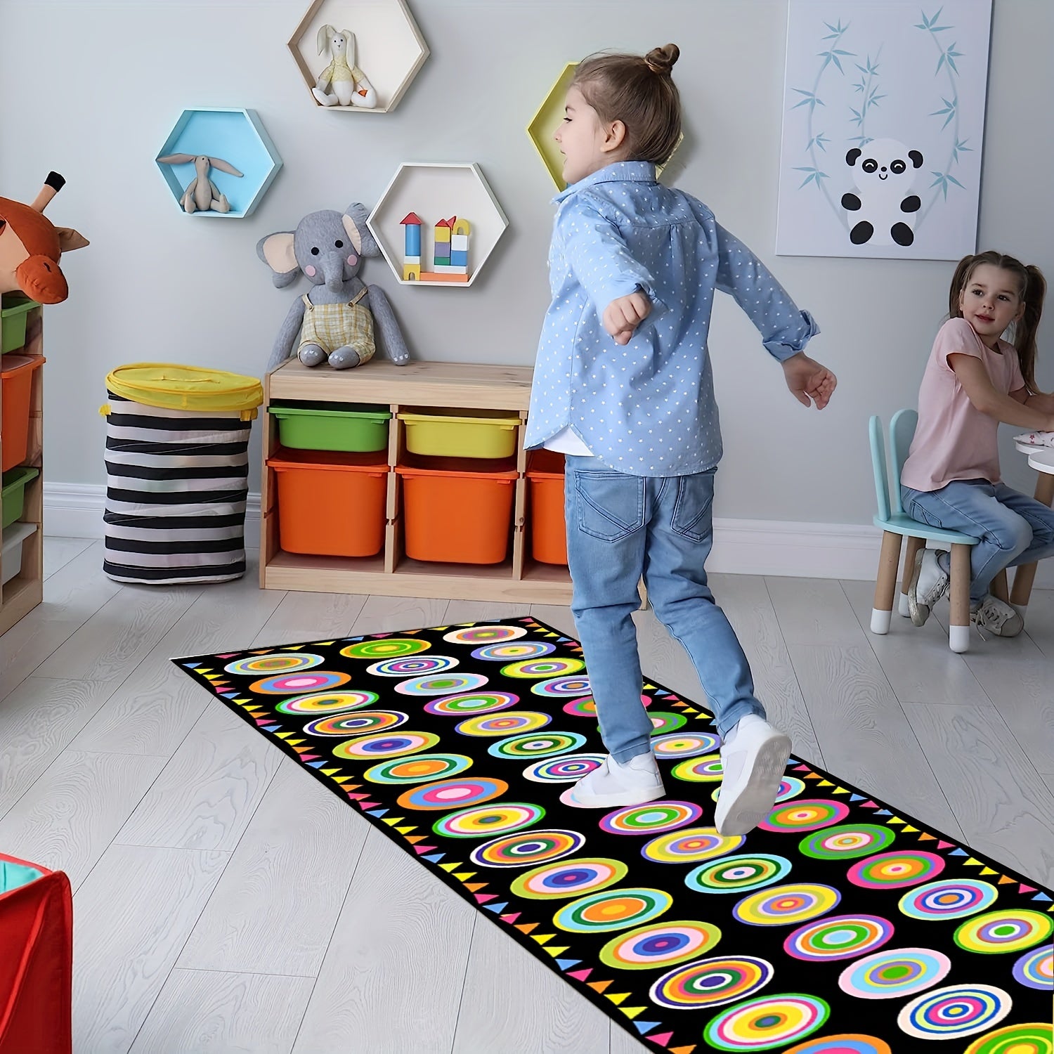 Elementary Classroom Seating Rug Educational Carpet Non Slip Backing