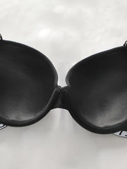 Letter Print Bra & Panties Set Women's Lingerie