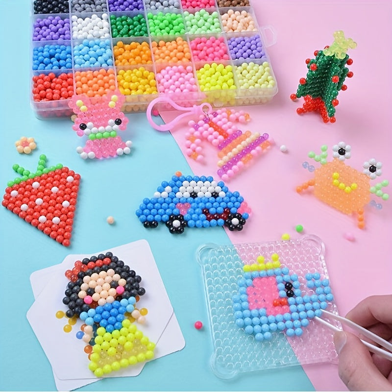 Water Mist Magic Beads Educational Toys DIY Puzzle