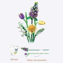 Flower Building Blocks DIY Plant Bonsai Decoration