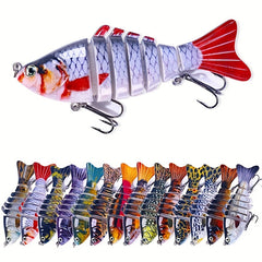 10pcs Bionic Plastic Hard Wobbler Bait Fishing Tackle
