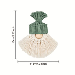 DIY Macrame Christmas Gnomes Santa Claus Kit - Tree Decor