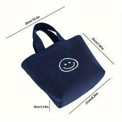 Cute Cartoon Foldable Eco Canvas Handbag for Travel & Daily Use