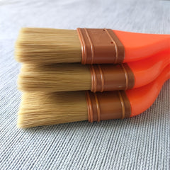 1pc 2 3 4 Long Plastic Brush Red Curved Handle Thicken Brown Nylon B