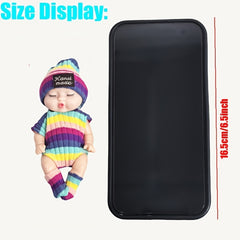 4" Y2K Style Knit Sleeping Doll with Colorful Clothing - Perfect Gift for Kids