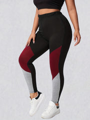 Colorblock High Waist Yoga Leggings