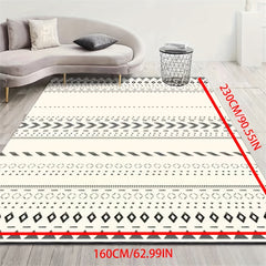 Moroccan Area Rug Soft & Anti Fatigue Machine Washable