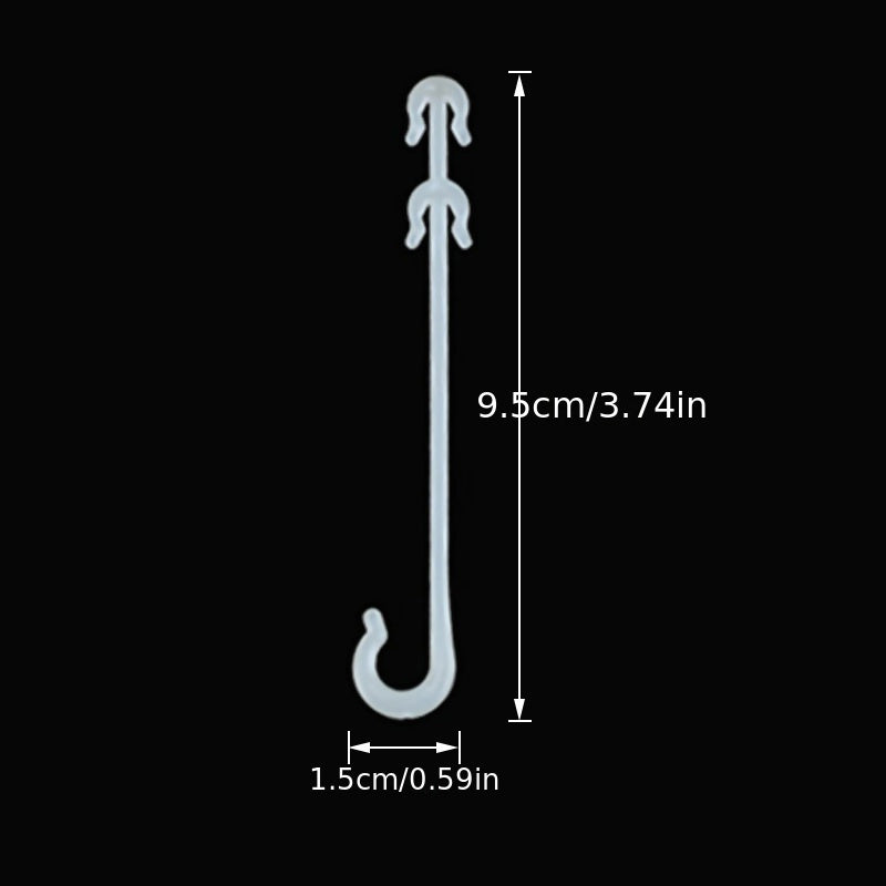 Garden Vegetable Plant Support Clips Fastener Hooks 50-100pcs