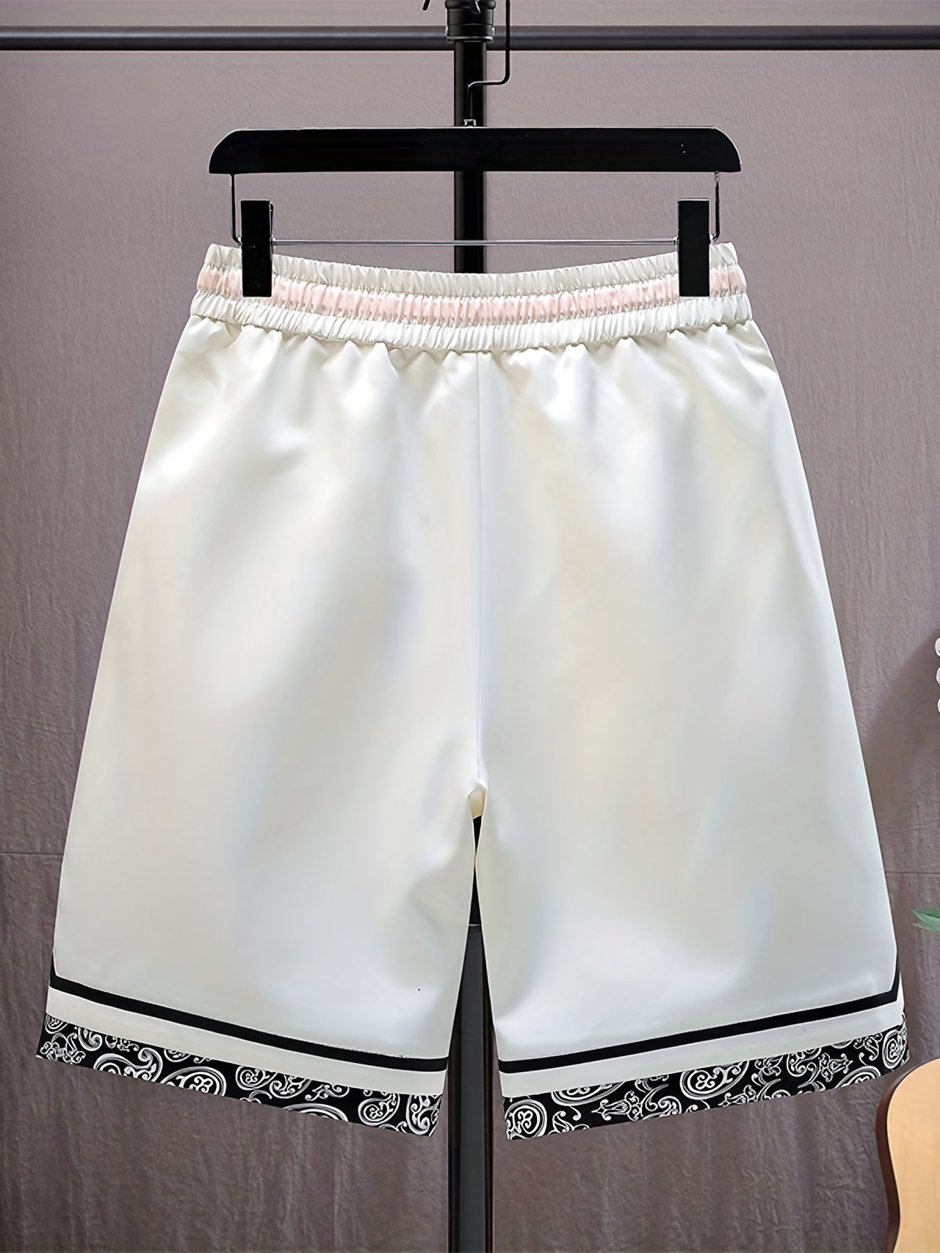 Men's Drawstring Beach Shorts Comfy and Casual Active Summer Shorts
