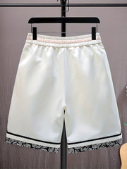 Men's Drawstring Beach Shorts Comfy and Casual Active Summer Shorts