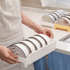 Space Saving Dish Draining Rack Cabinet Storage