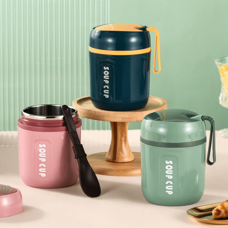 304 Stainless Steel Vacuum Cup Leak Proof for School Office Picnic Travel