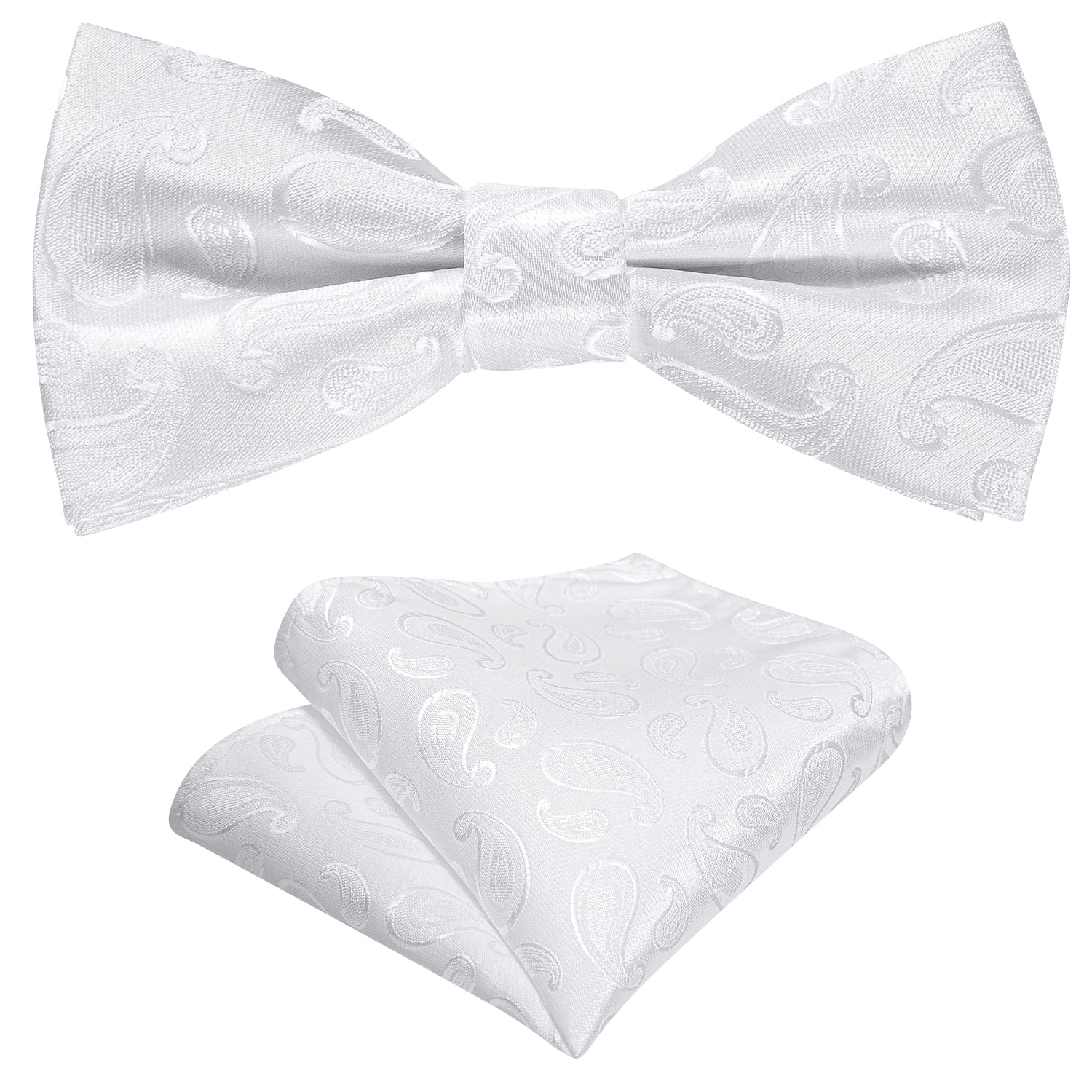 Boys Vintage Bow Tie & Handkerchief Set for Party Performance