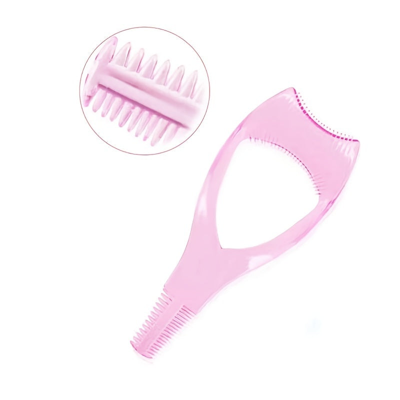 3 in 1 Mascara Shield Applicator Eyelash Brush Curler Guard
