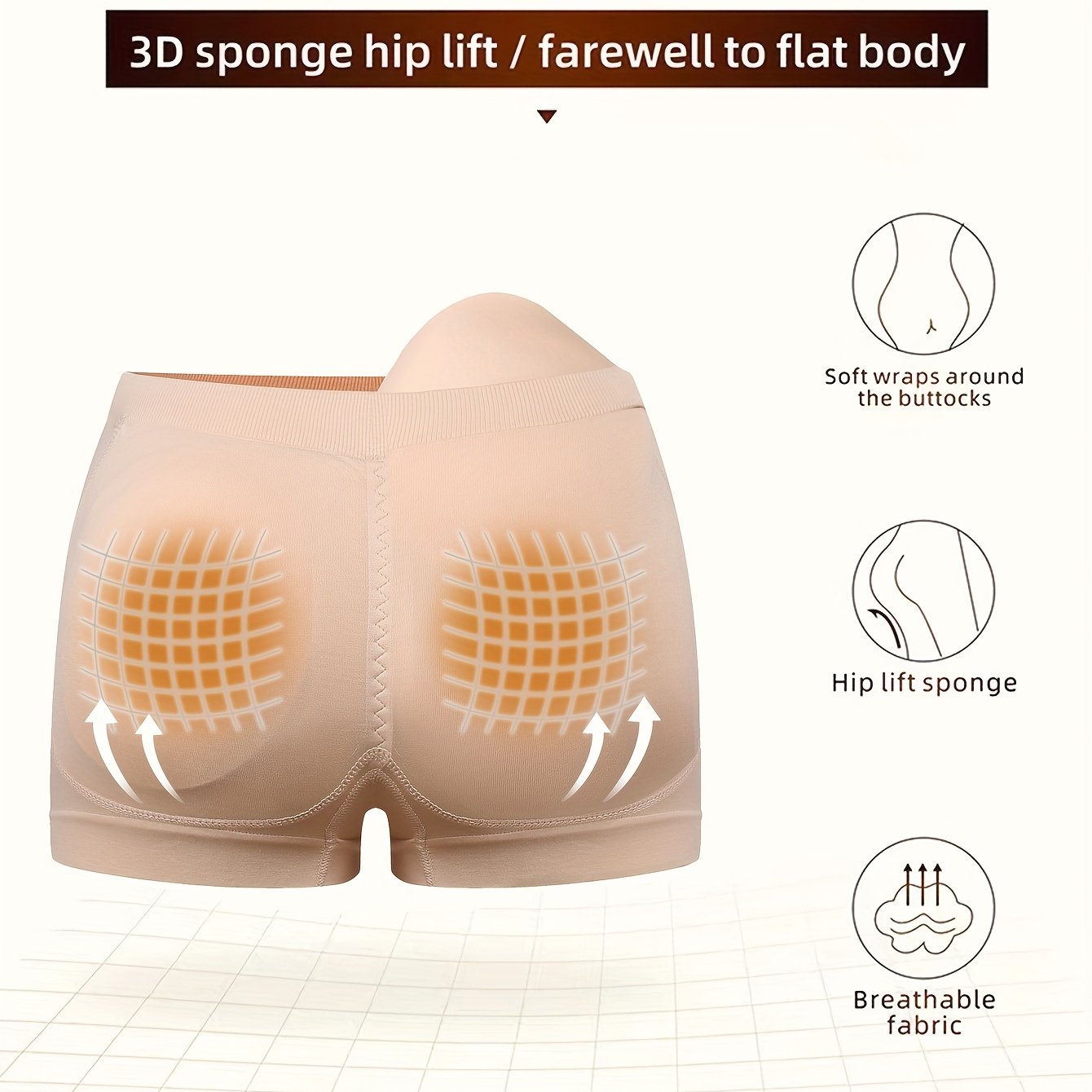 Seamless Tummy Control Butt Lifting Shaping Shorts