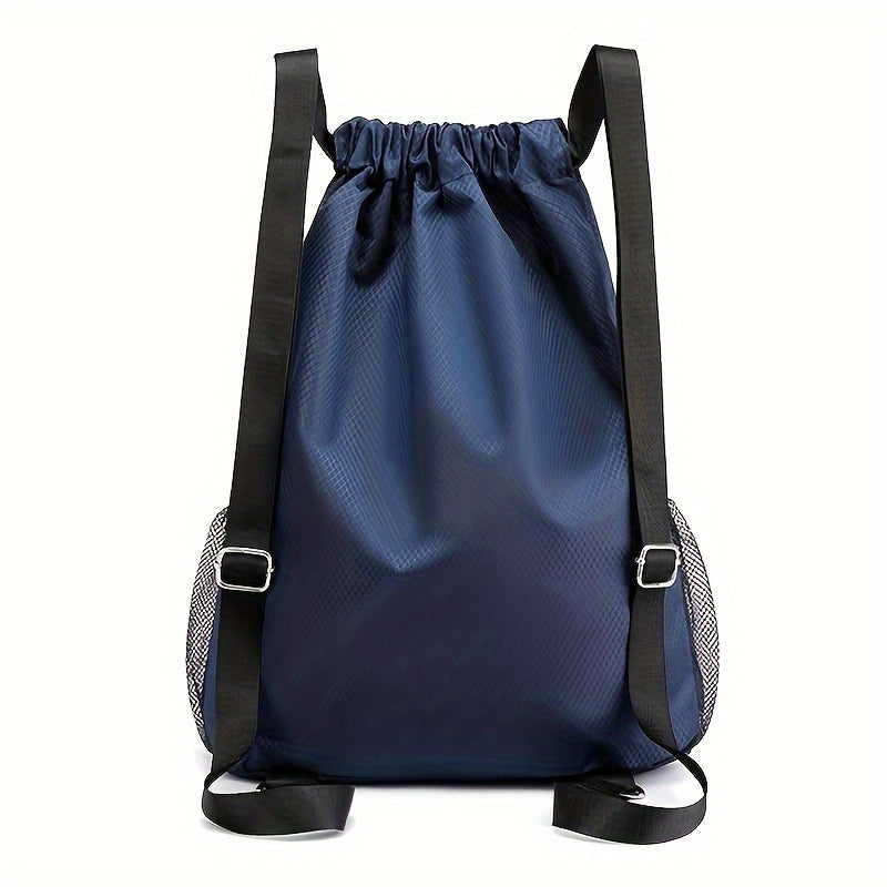 Drawstring Bag Sports Leisure Backpack Oxford Cloth Large Travel Student