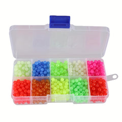 1000pcs Luminous Fishing Beads Kit for Deep Sea Night Fishing