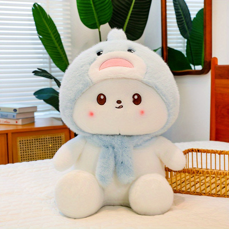 Adorable Pink Piggy Shark Plush Dolls for Living Room Decor