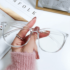 Clear Lens Glasses For Women Men Minimalist Frame