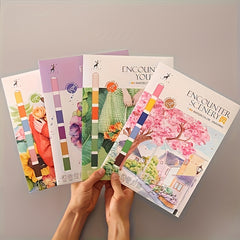 Creative Drawing Book Coloring Book and Landscape & Floral Artistic Painting Pap