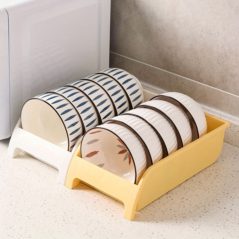 Space Saving Dish Draining Rack Cabinet Storage